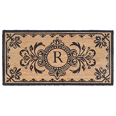 Christmas Wreath Monogram S Doormat