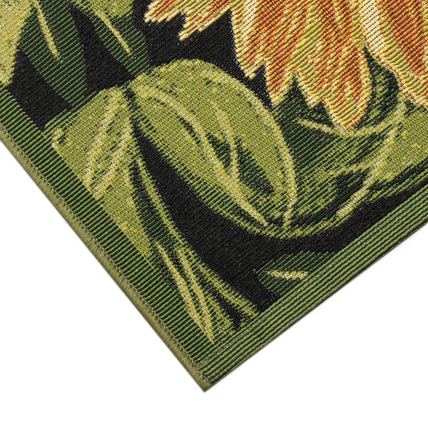 Sunflower Blossoms Indoor/Outdoor Rug, 2x3