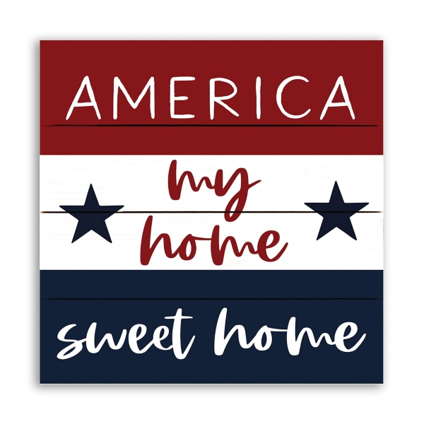 America My Home Sweet Home Pallet Wood Wall Art Kirklands Home