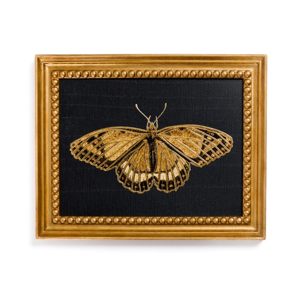 Gold Moth Framed Art Print | Kirklands Home