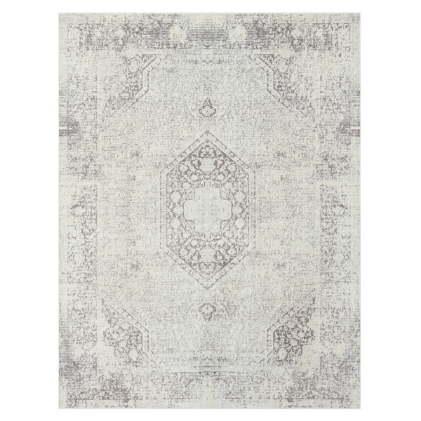 Silver Medallion Washable Area Rug, 8x10 Kirklands Home
