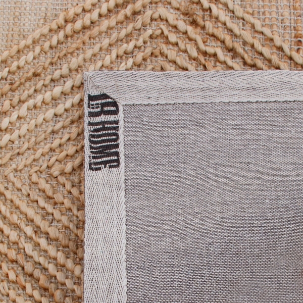 Natural Jute Diamond Modern Woven Area Rug, 5x8