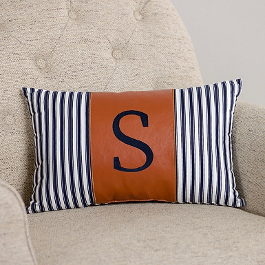 Monogram lumbar pillow sales