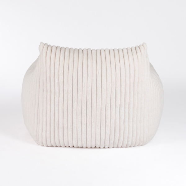 Cream Comfy Foam Lounge Chair