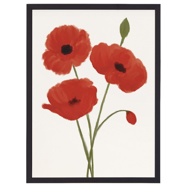 Red Poppies Framed Art Print