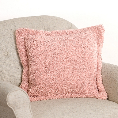 Pink Curly Faux Lamb Fur Pillow Kirklands Home