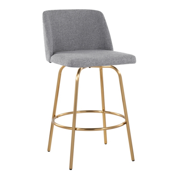 Torino Gold Leg Counter Stools