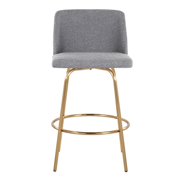 Torino Gold Leg Counter Stools