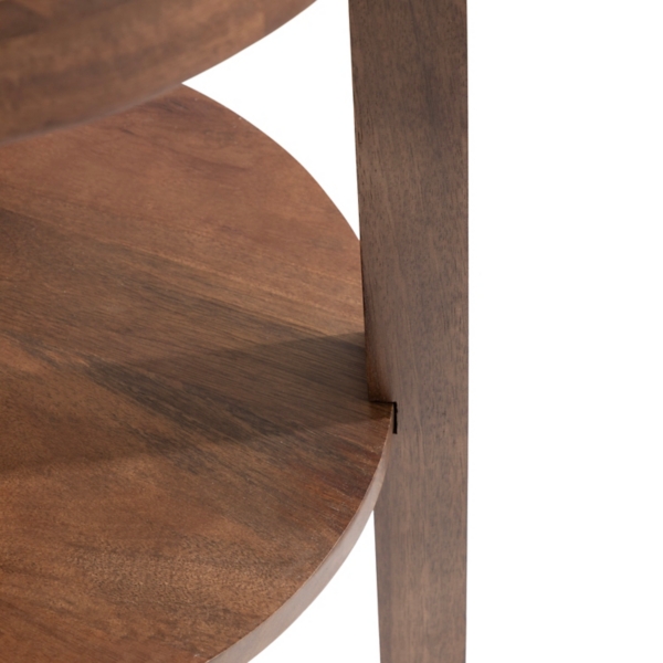 Walnut Round Talen Accent Table