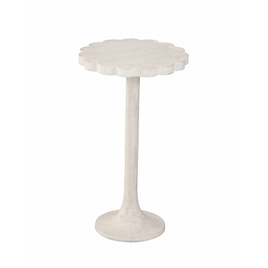 Gold Metal Flower Accent Table