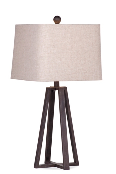 Bronze Metal Industrial Table Lamp | Kirklands Home