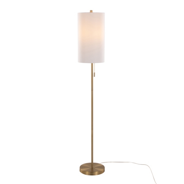 Slim Gold Modern Floor Lamp