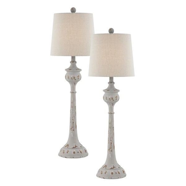 Light Gray Colten Buffet Lamps, Set of 2 Kirklands Home
