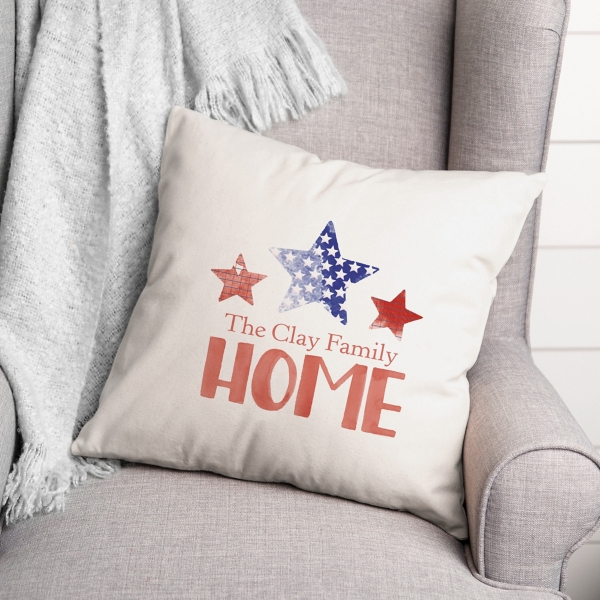 Personalized Home Star Trio Pillow
