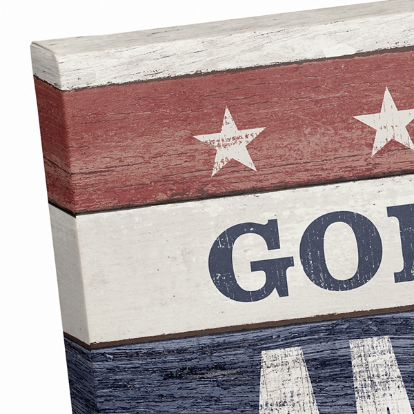 Personalized Liberty and Justice Canvas Art Print