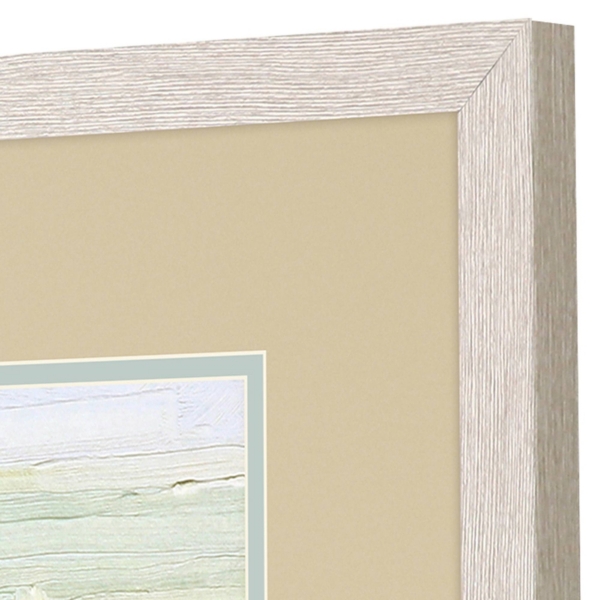 Pastel Beach Umbrella Framed Art Prints, Set of 2