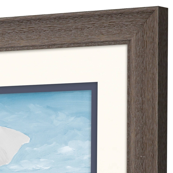 Blue Beach Framed Art Prints, Set of 2