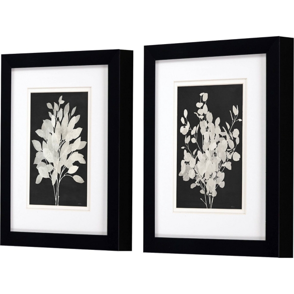 Misty Branches Framed Art Prints, Set of 2