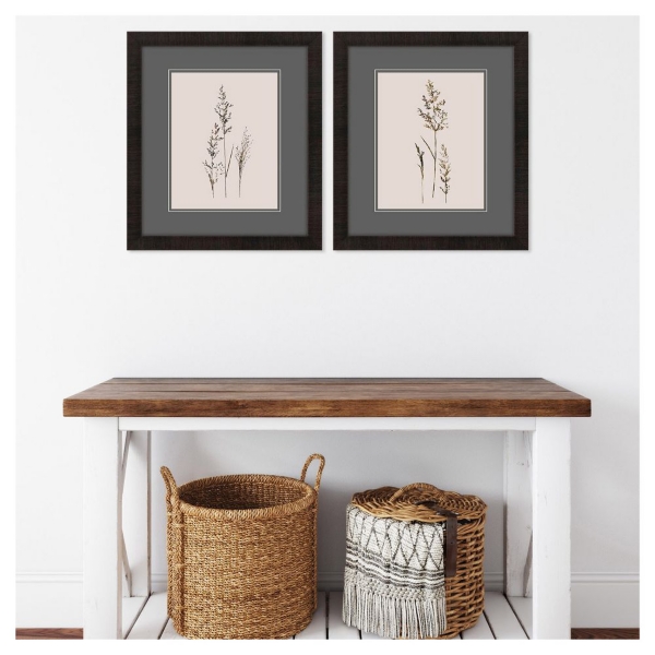 Delicate Stems Framed Art Prints, Set of 2