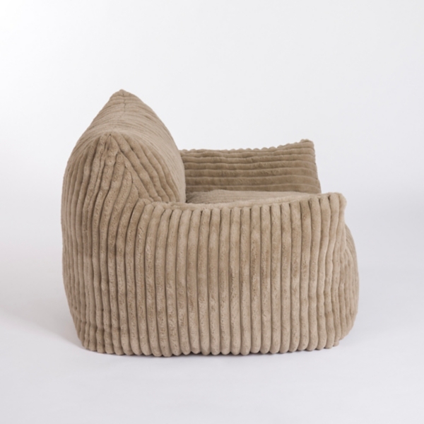 Taupe Comfy Foam Lounge Chair