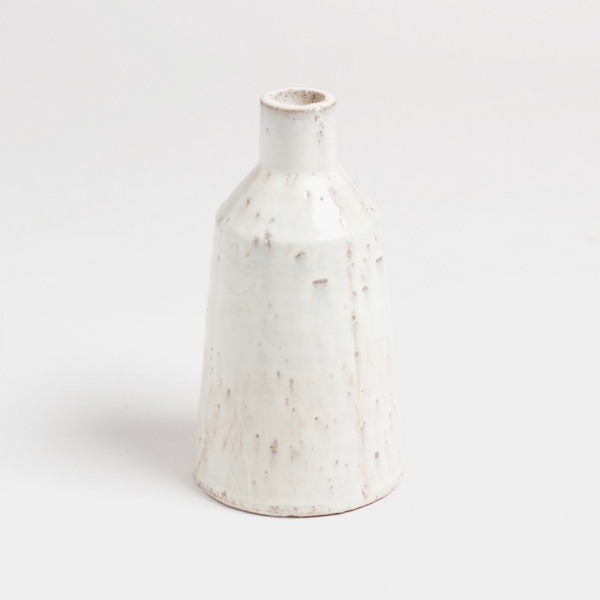 Distressed Cream Textured Terracotta Vase, 9 in. | Kirklands Home