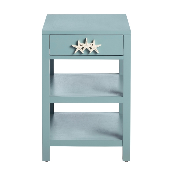 Turquoise Starfish Accent Table