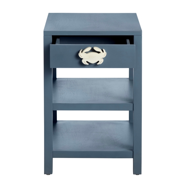 Blue Crab Accent Table