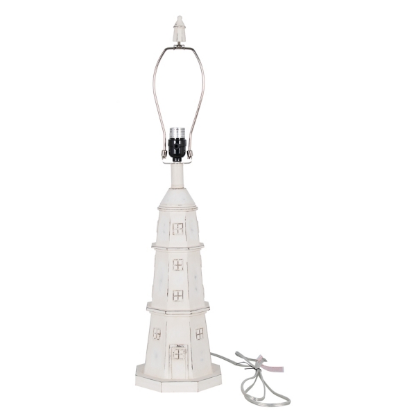Kirklands White Lighthouse Table Lamps, Set of 2 | Hamilton Place