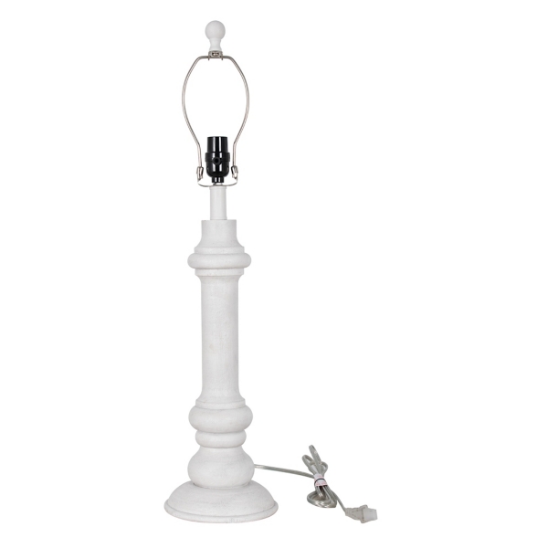 White Coastal Ariel Table Lamps, Set of 2