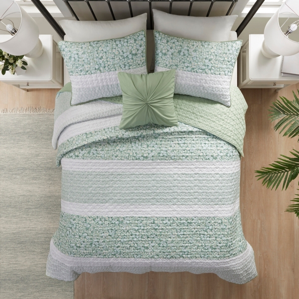 Madison Park Bloom 4-pc. Full/Queen Quilt Set