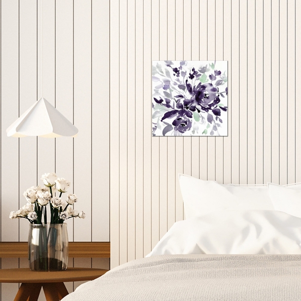 Violet Garden Canvas Art Print