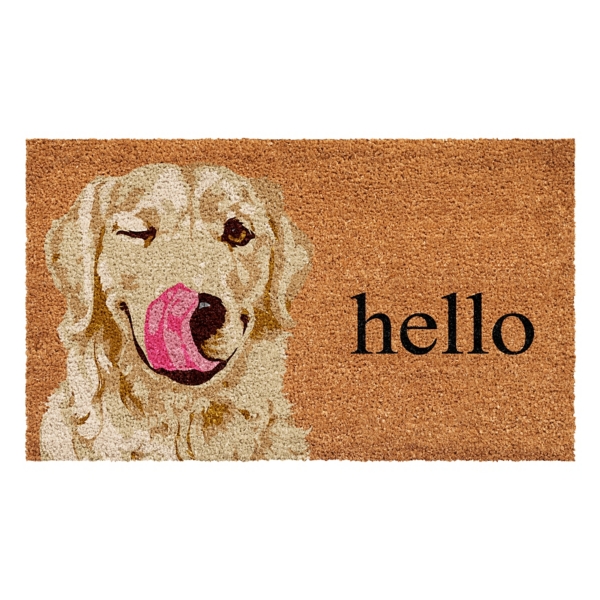 Golden Retriever Hello Doormat