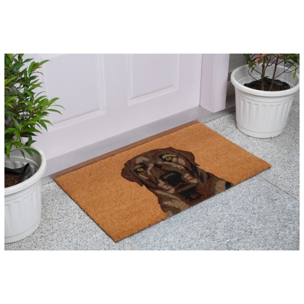 Brown Labrador Doormat