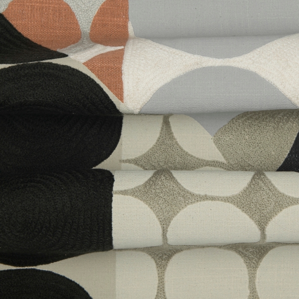 Contemporary Geometric Dots Throw Pillow