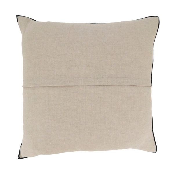 Tan Fringe Diamond Throw Pillow Cover