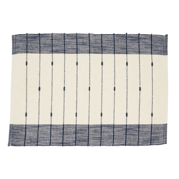 Navy Blue Thin Stripes Placemats, Set of 4 Kirklands Home