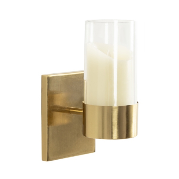 Gold Metal Modern Sconce | Kirklands Home