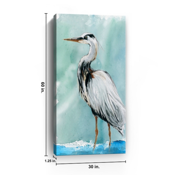 Delray Crane II Canvas Art Print
