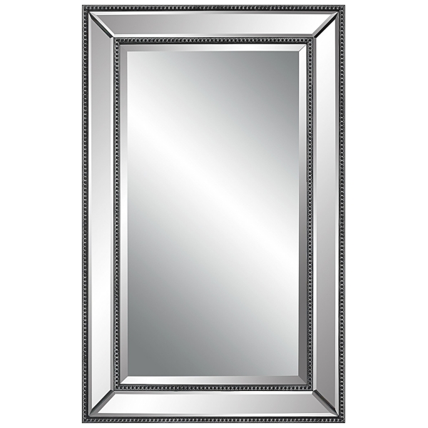 Black Beaded Double Frame Beveled Wall Mirror Kirklands Home