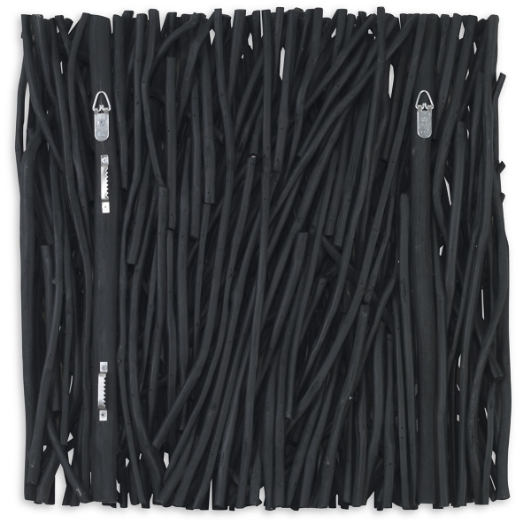 Black Teak Wall Plaque