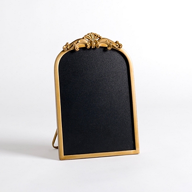 White Beaded Easel Chalkboard