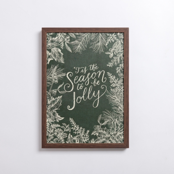 Tis the Season to be Jolly Framed Wall Plaque | Kirklands Home