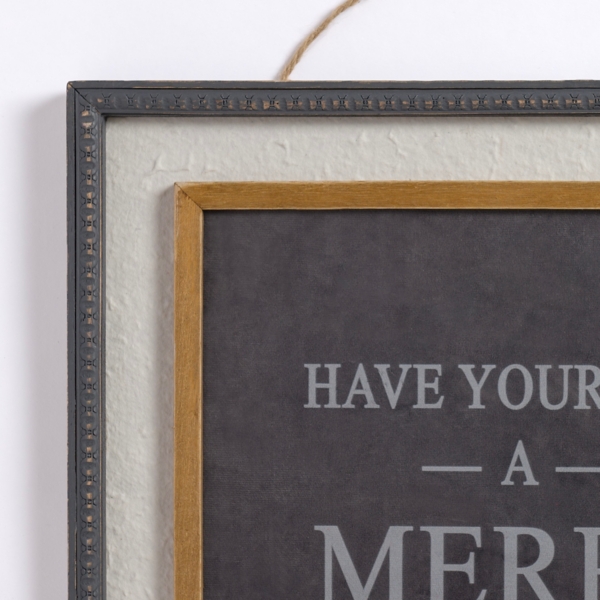 Merry Little Christmas Hanging Wall Plaque