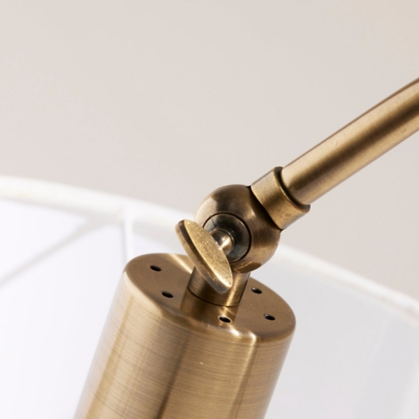 Antique Brass Arc Table Lamp