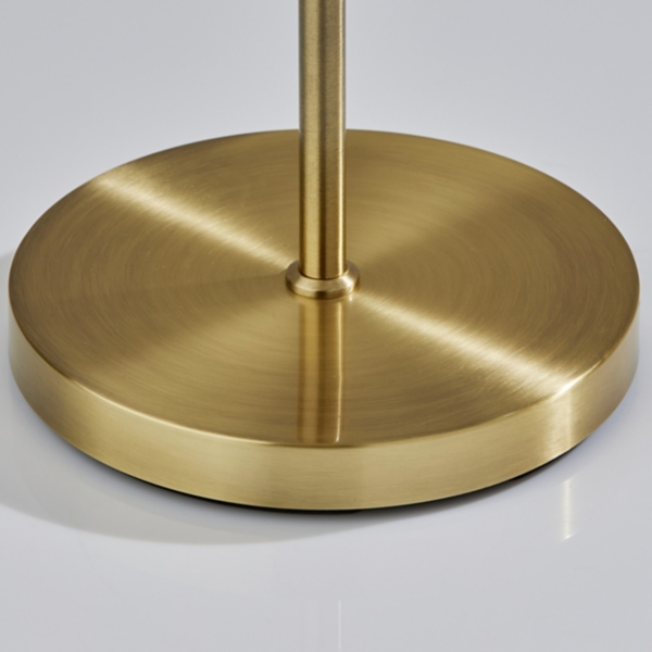 Antique Brass Empire Shade Clare Floor Lamp