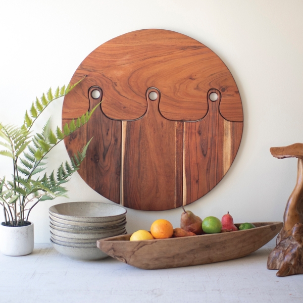 Acacia Wood 4-pc. Hanging Cutting Board