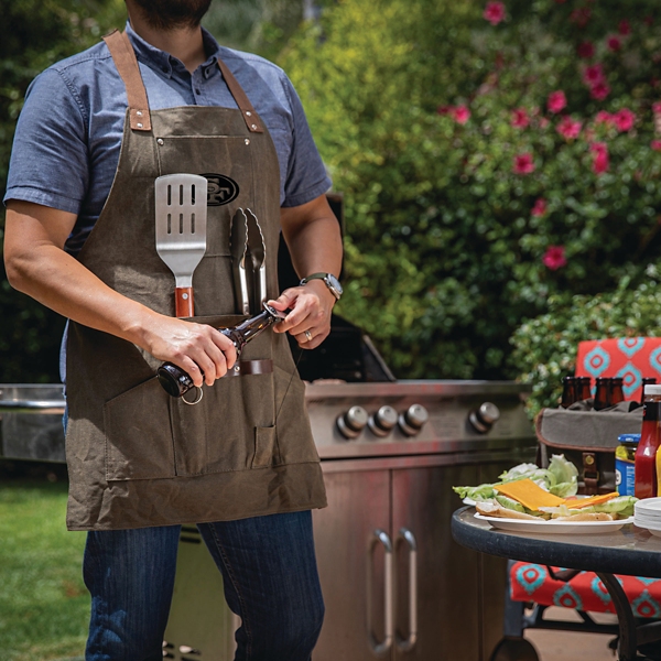 San Francisco 49ers Barbecue Apron & Tool Gift Set