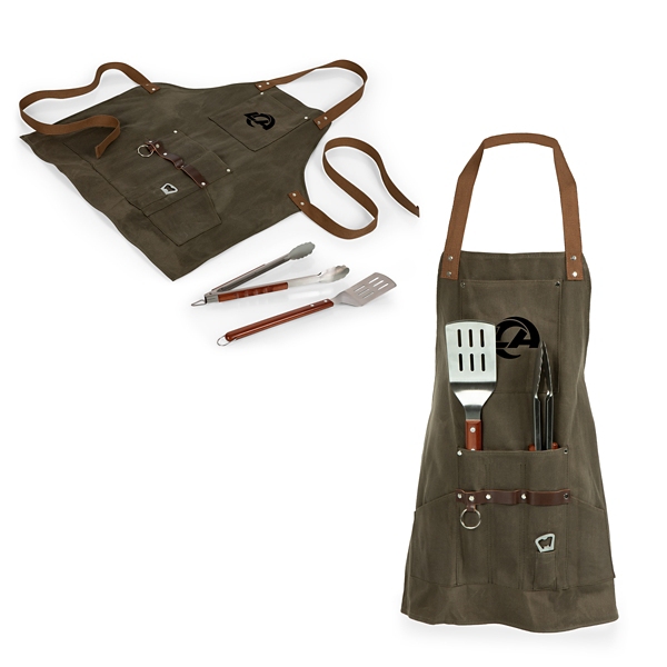 Los Angeles Rams Barbecue Apron & Tool Gift Set