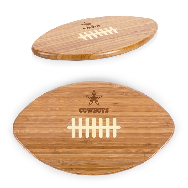 Dallas Cowboys Bamboo Football Cutting Board