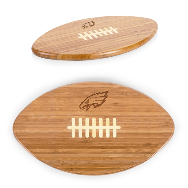 Philadelphia Eagles Bamboo Football Cutting Board